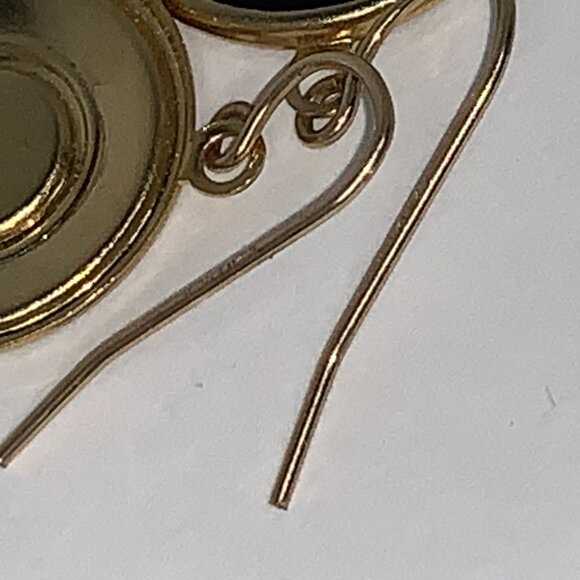 1/20 14Kt Gold Dangle Earrings - Picture 16 of 16